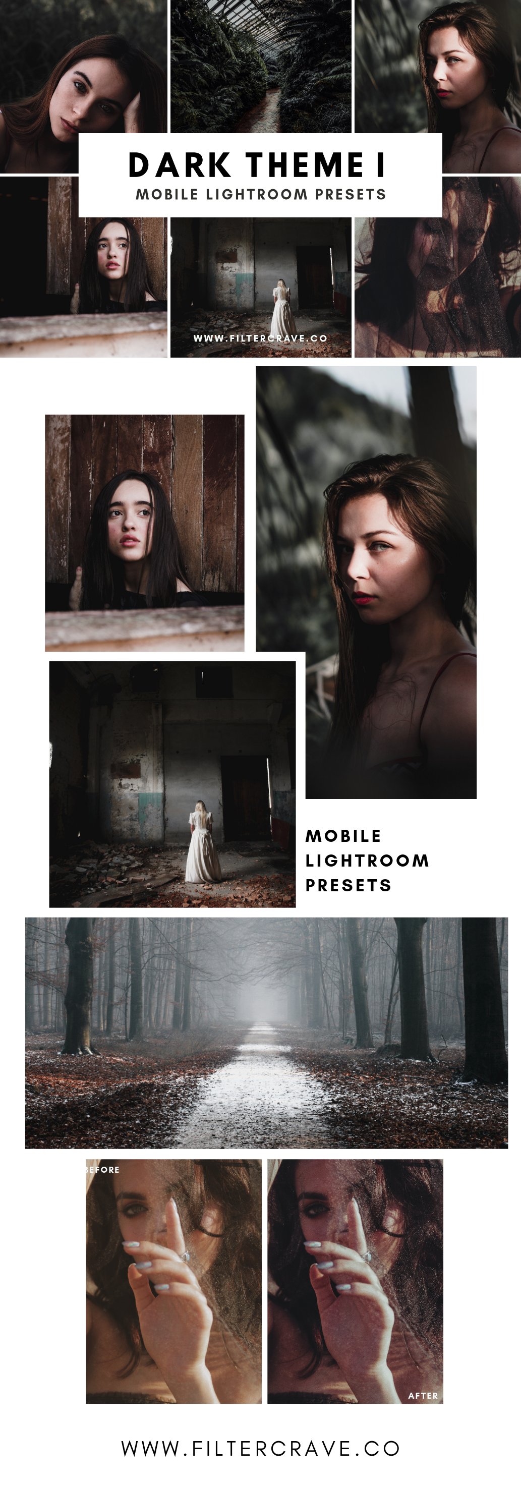 Dark Mobile Lightroom Presets Icover image.