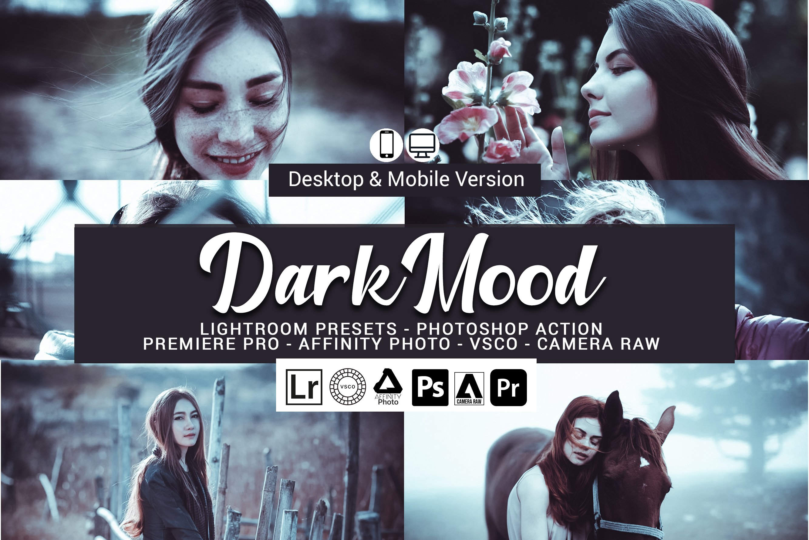 Dark Mood Lightroom Presetscover image.