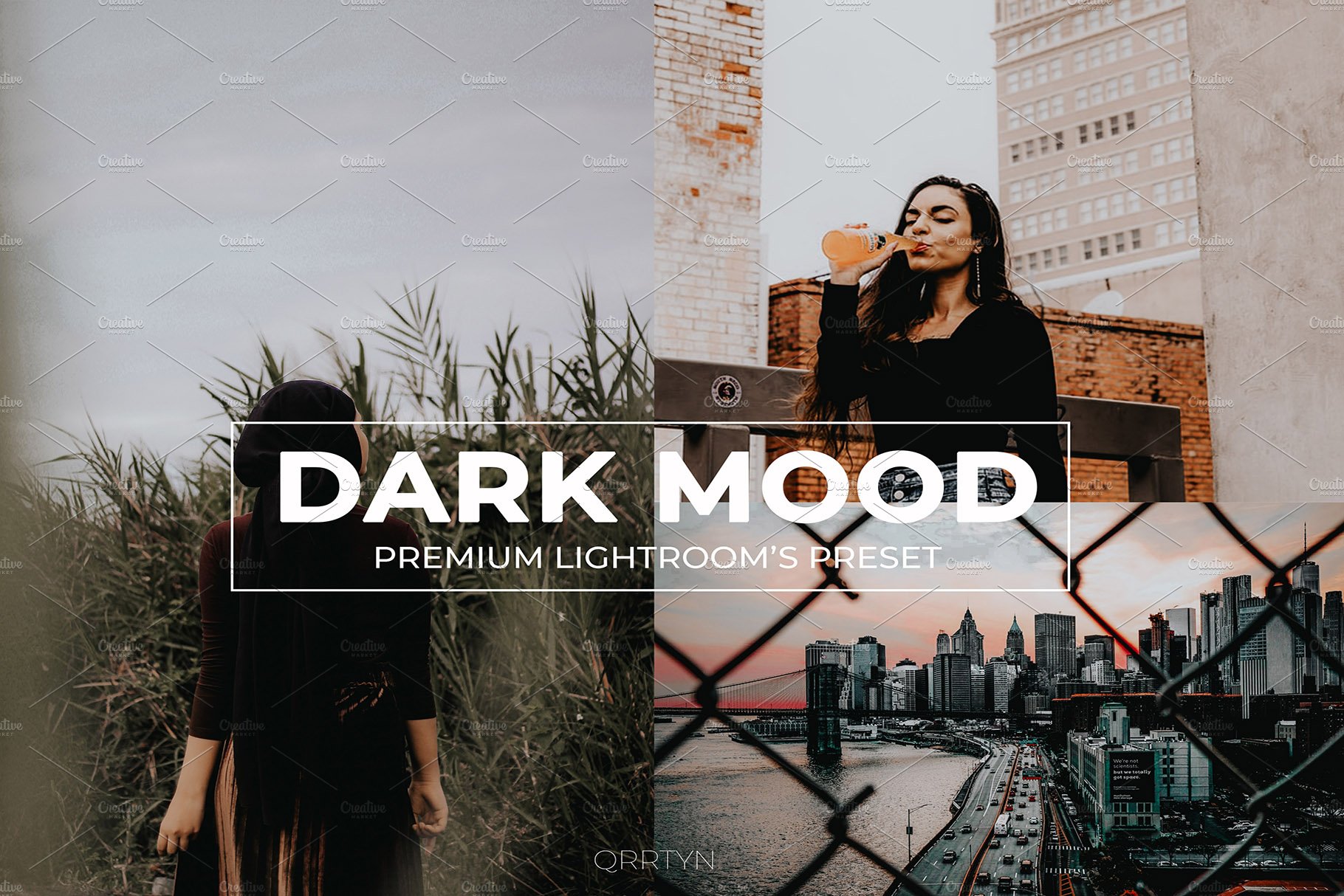 Dark Mood Lightroom Presetcover image.
