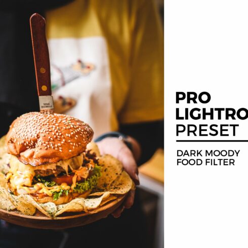 Dark Moody Food Ligthroom Presetcover image.