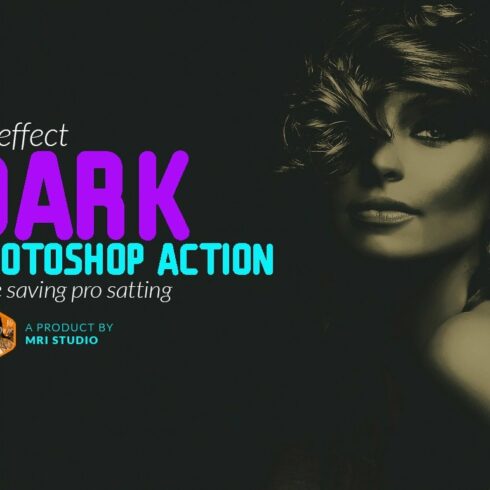 Dark  Photoshop Actioncover image.