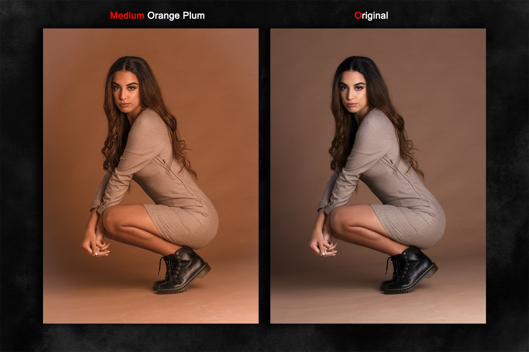 dark presets for lightroom and photoshop medium orange plum 473