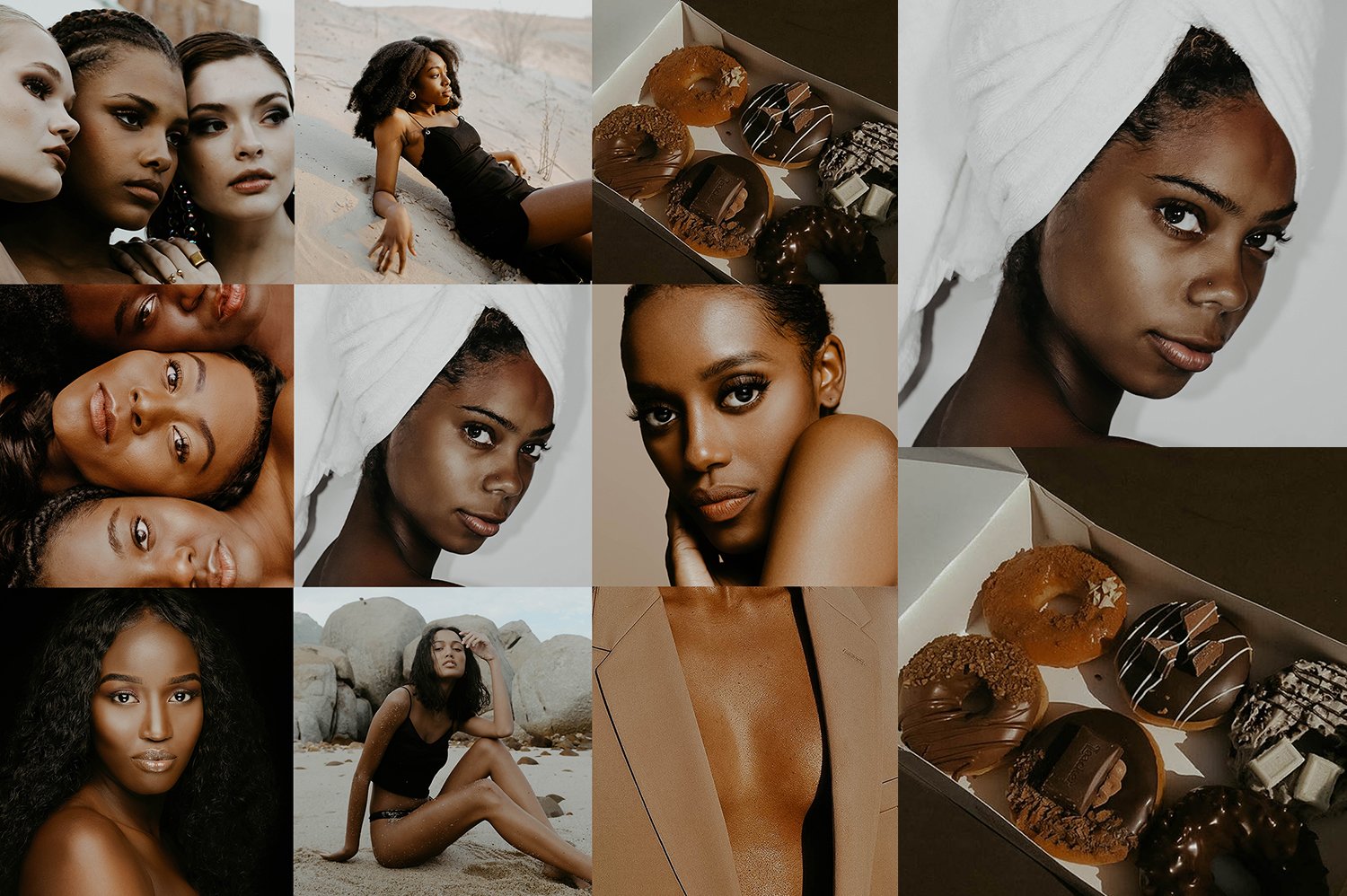 10 DARK SKIN LIGHTROOM PRESETSpreview image.