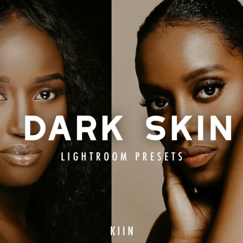 10 DARK SKIN LIGHTROOM PRESETScover image.