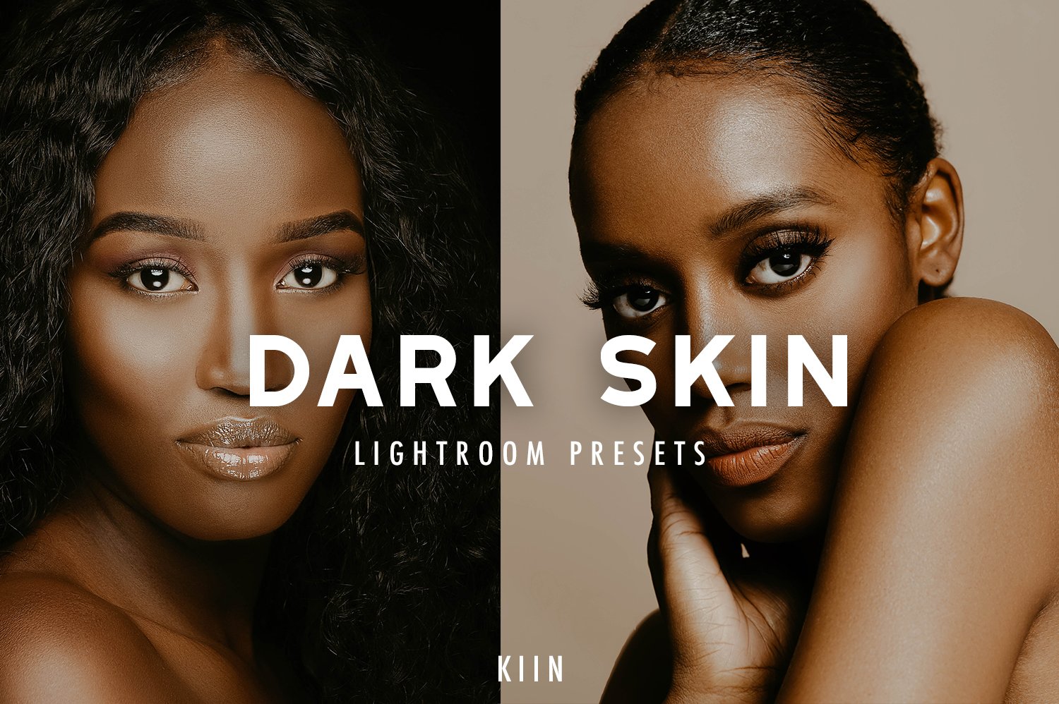 10 DARK SKIN LIGHTROOM PRESETScover image.