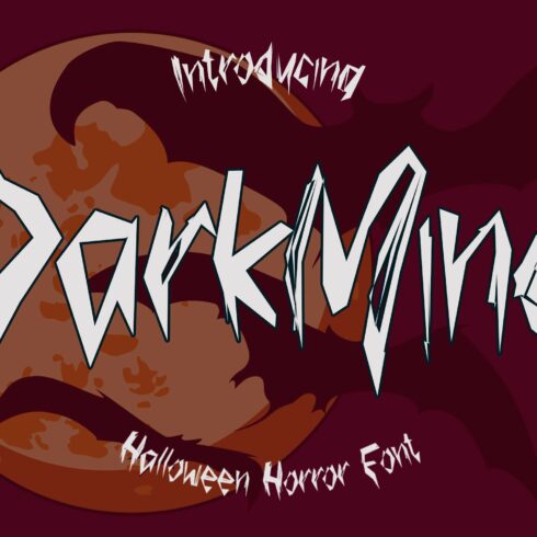 Dark Mind - Halloween Horror Font cover image.