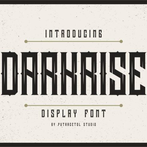 Darkrise Typeface cover image.