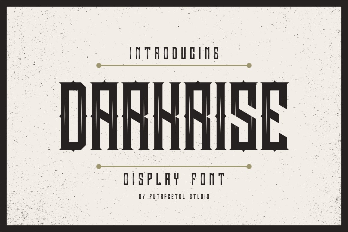 Darkrise Typeface cover image.