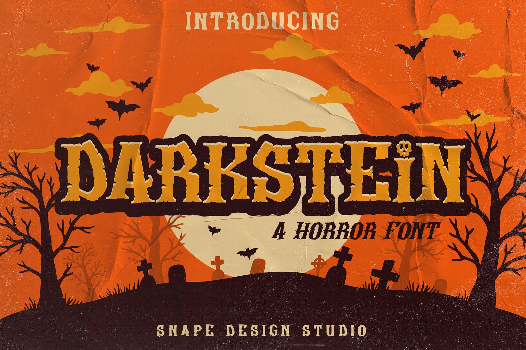 Darkstein - Horror Font cover image.