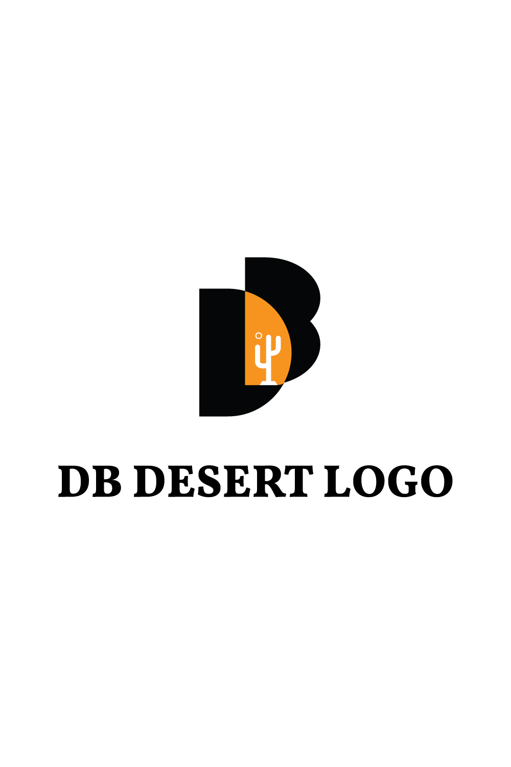 DB Letter Logo pinterest preview image.