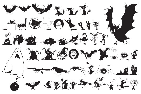 Trick or Treat dingbats preview image.