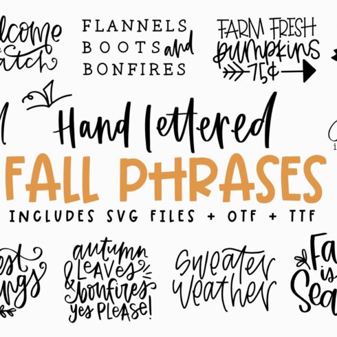 Fall Phrases Symbol Font Volume 2 cover image.