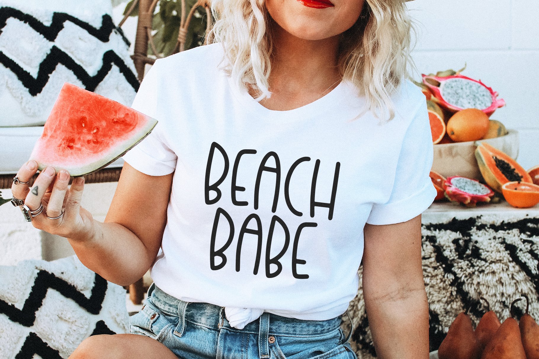 Beach Bikini | Fun Handwritten Font preview image.