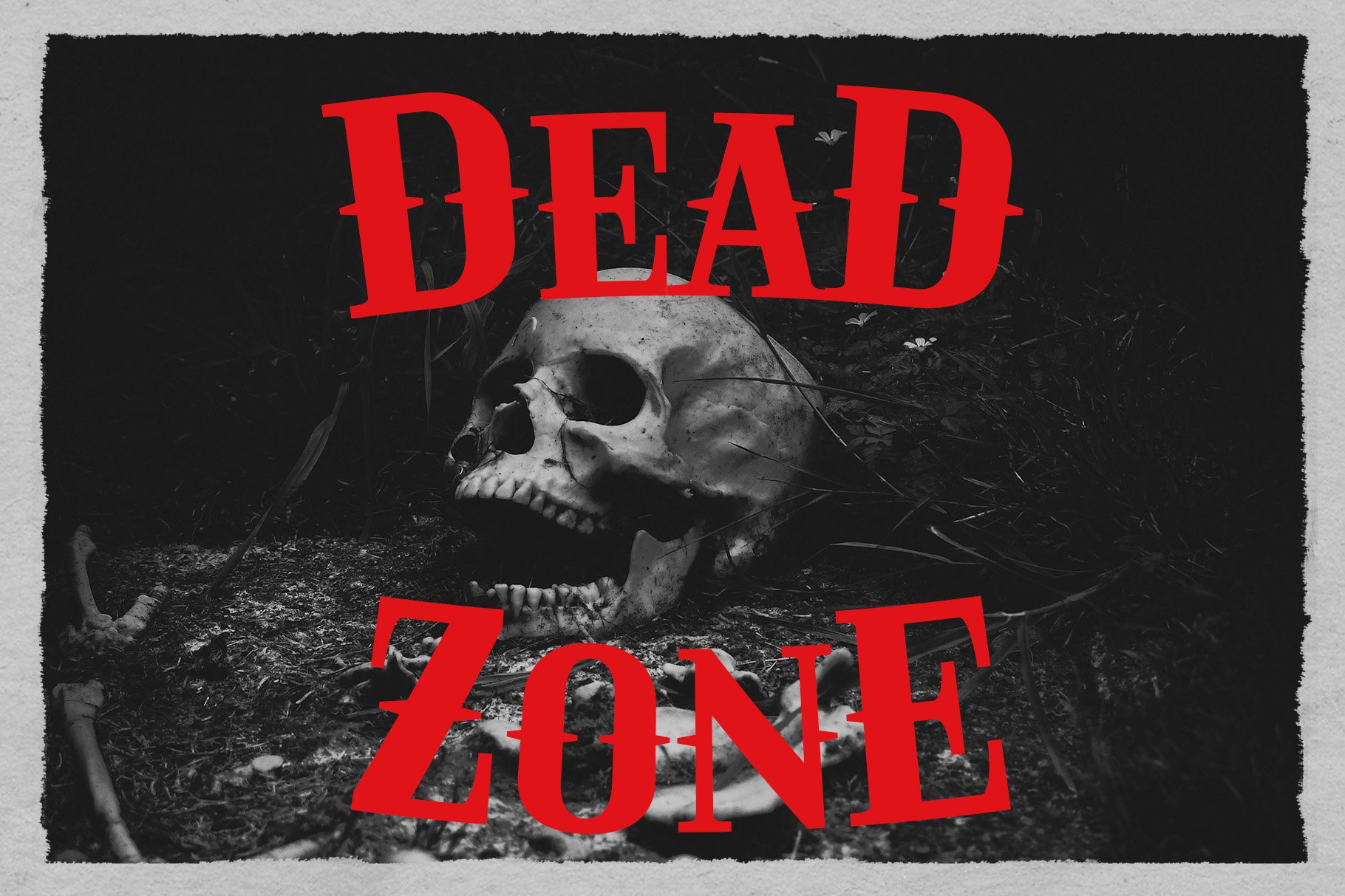 deadtoast a deadly typeface 03 dead zone cm 389