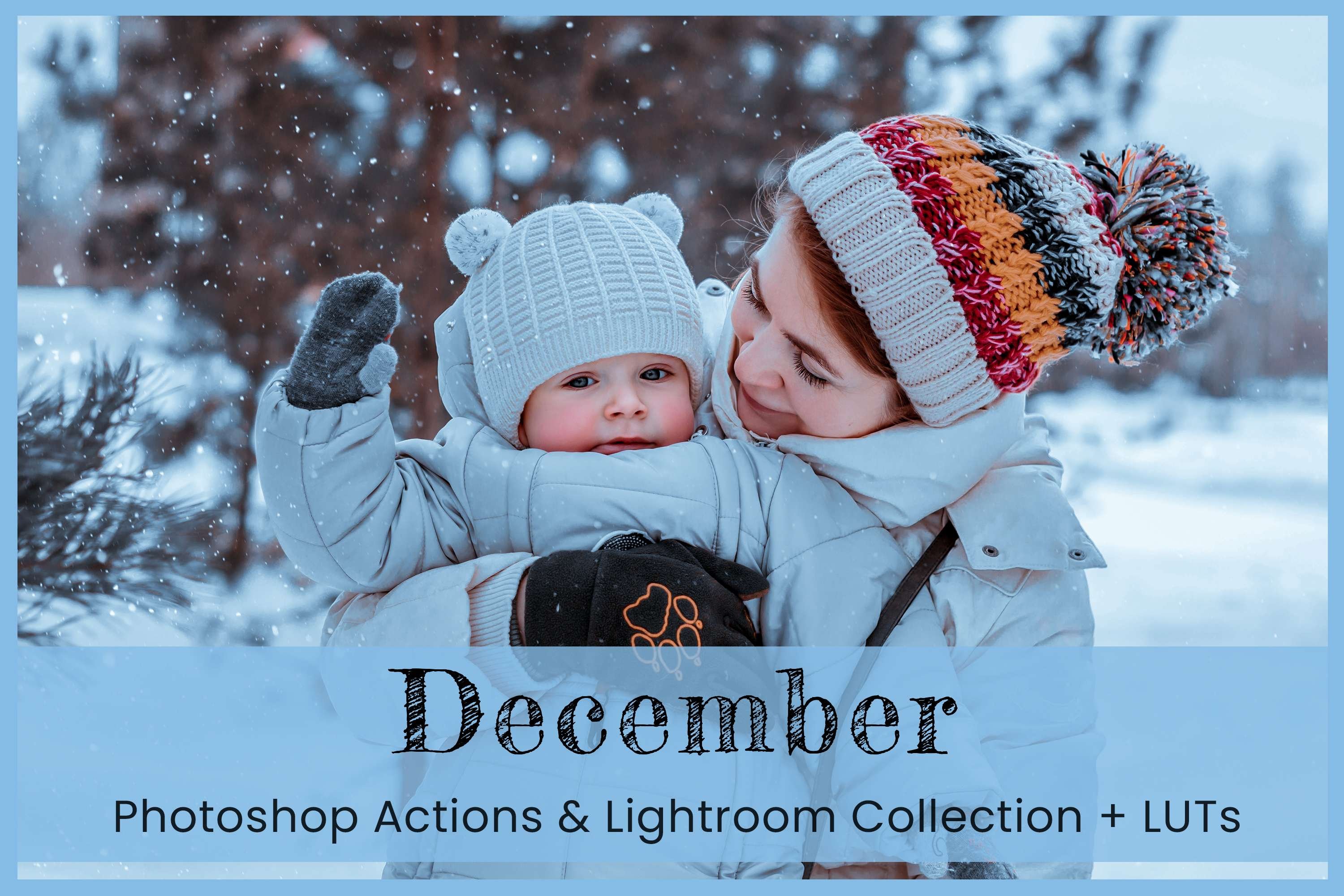 10 December Lightroom Presets - LUTscover image.