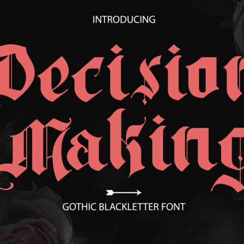 Decision Making Font cover image.