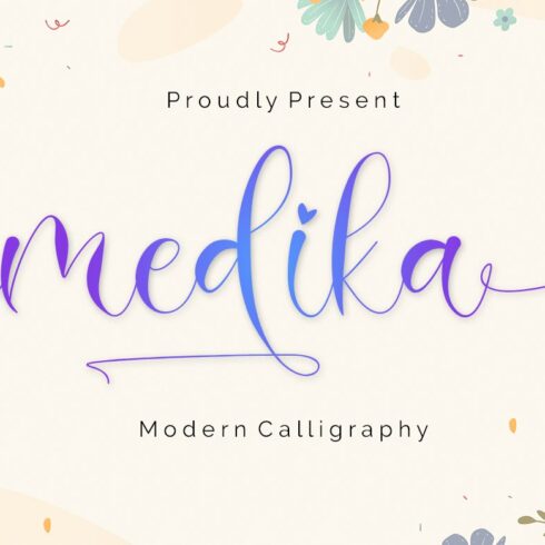 Medika Butterfly Love Calligraphy cover image.