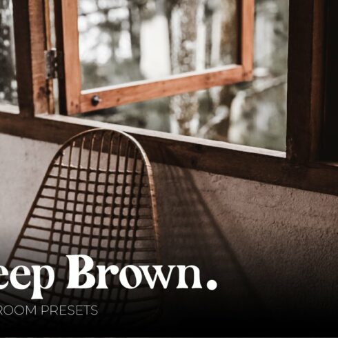 Deep Brown Lightroom Presetscover image.
