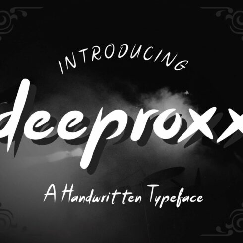 Deeproxx - A Handwritten Font cover image.