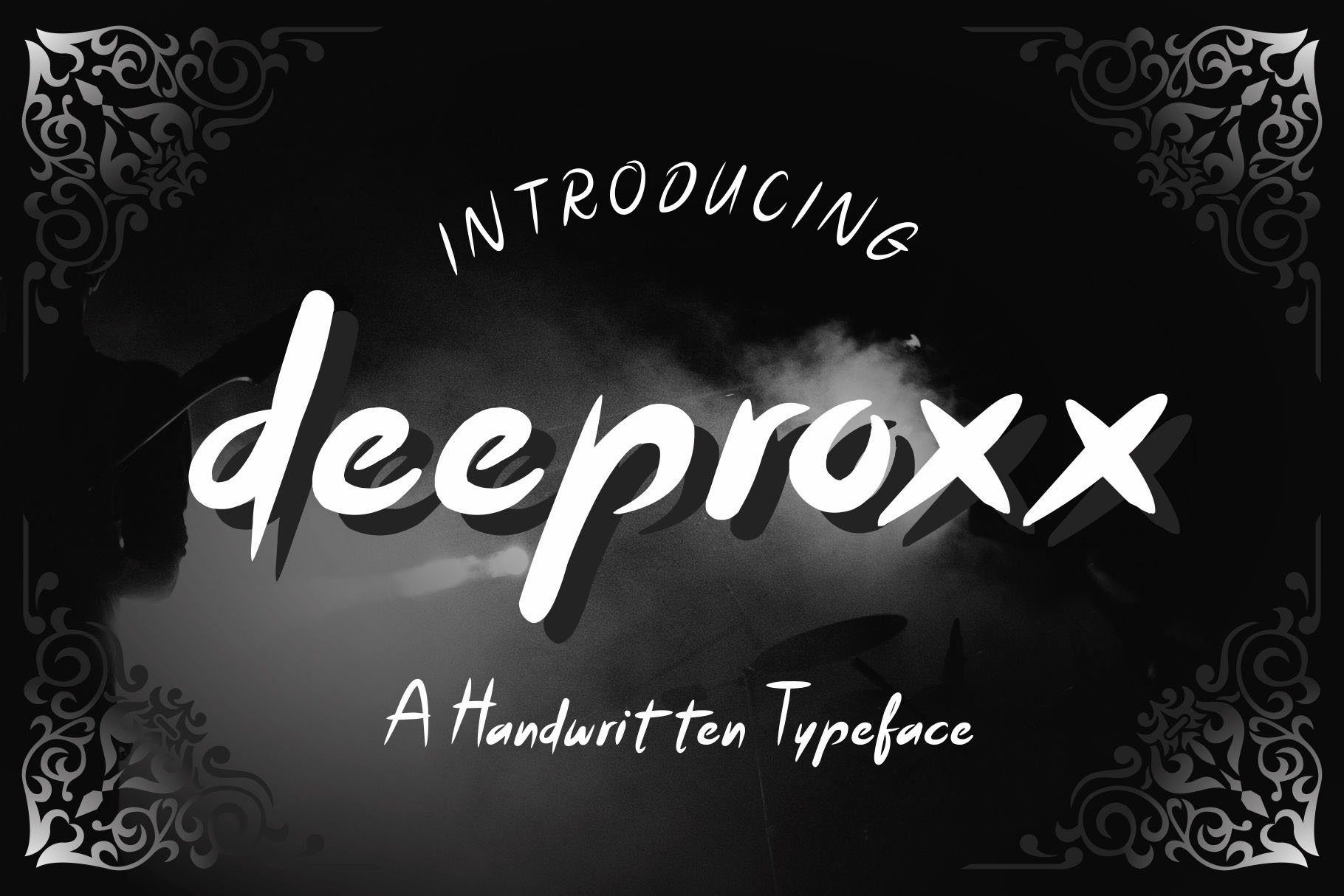 Deeproxx - A Handwritten Font cover image.