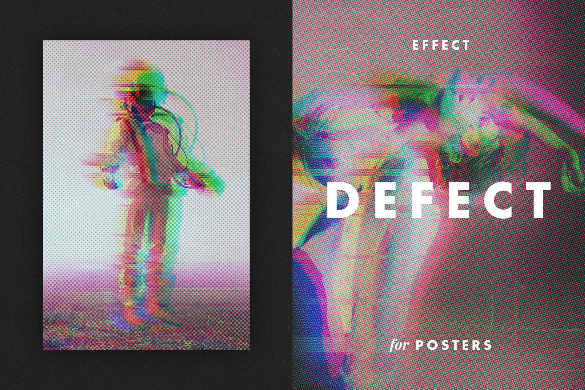 Defect Photo Effect for Posterscover image.