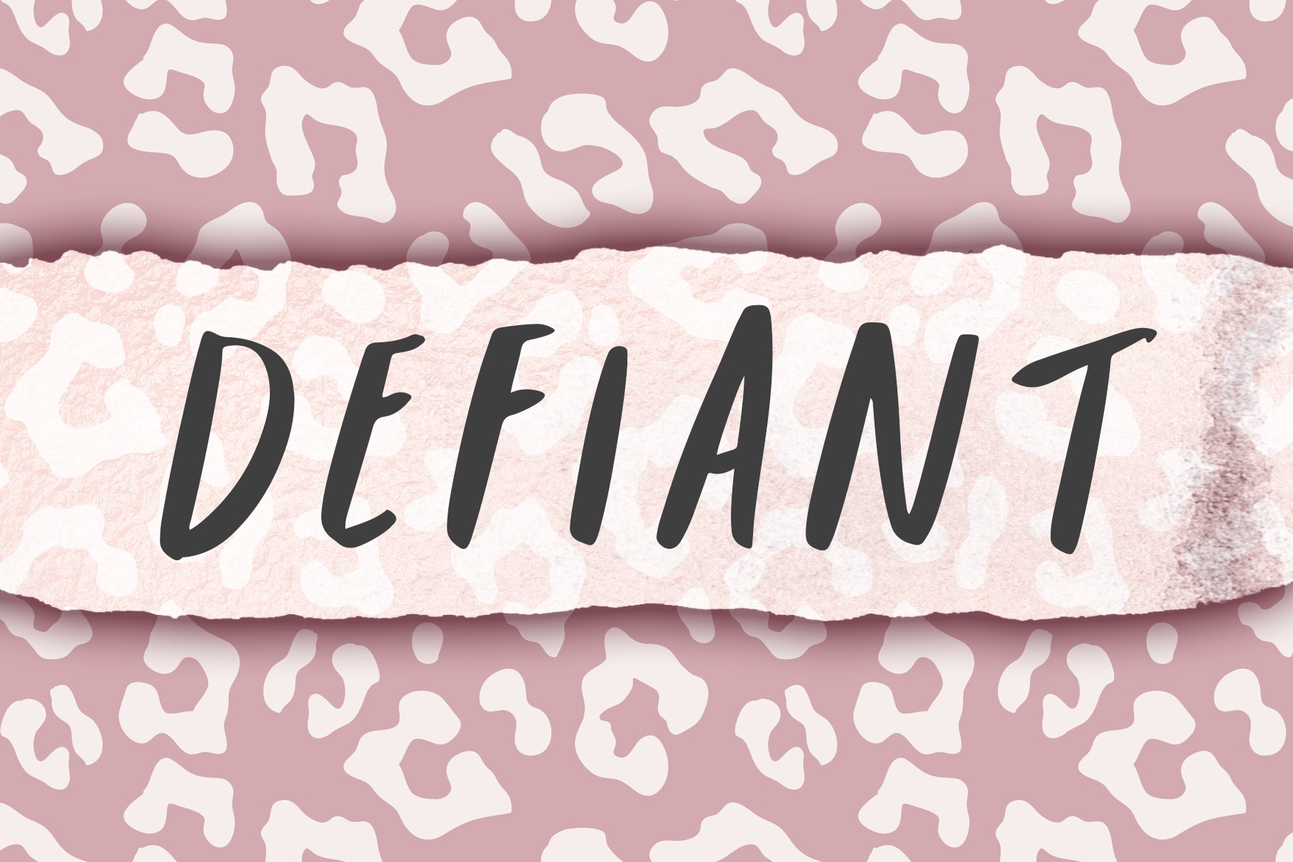 Defiant - a Rebellious Font cover image.