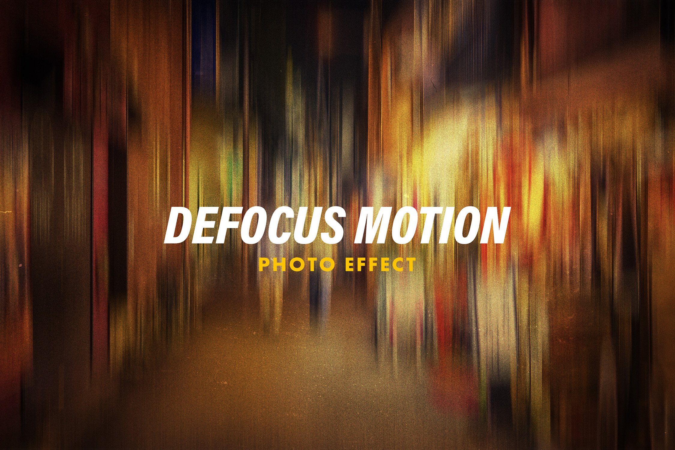 Defocus Motion Photo Effectcover image.