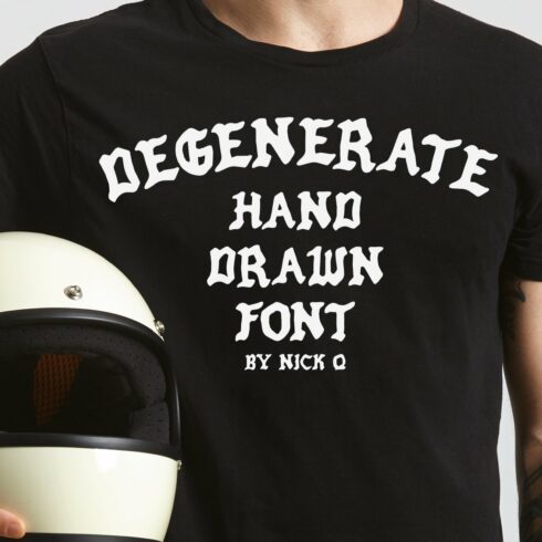 Degenerate - Hand Drawn Font cover image.