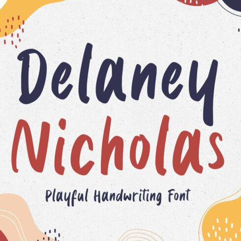 Delaney Nicholas - Cute Handwritten cover image.