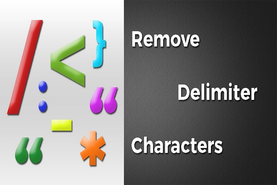 delimiter character remove creative 282