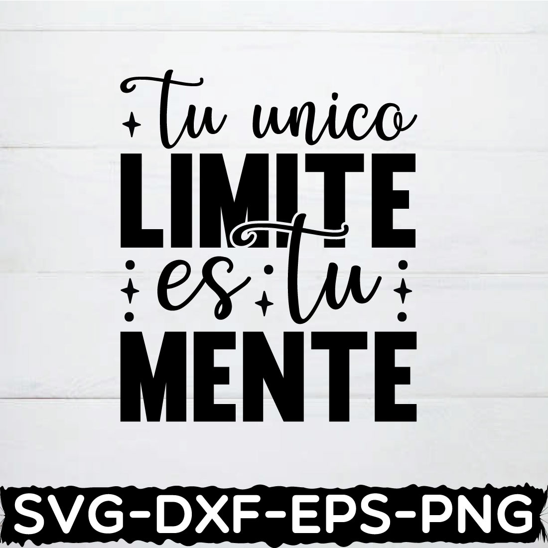 tu unico limite es tu mente shirt svg cover image.