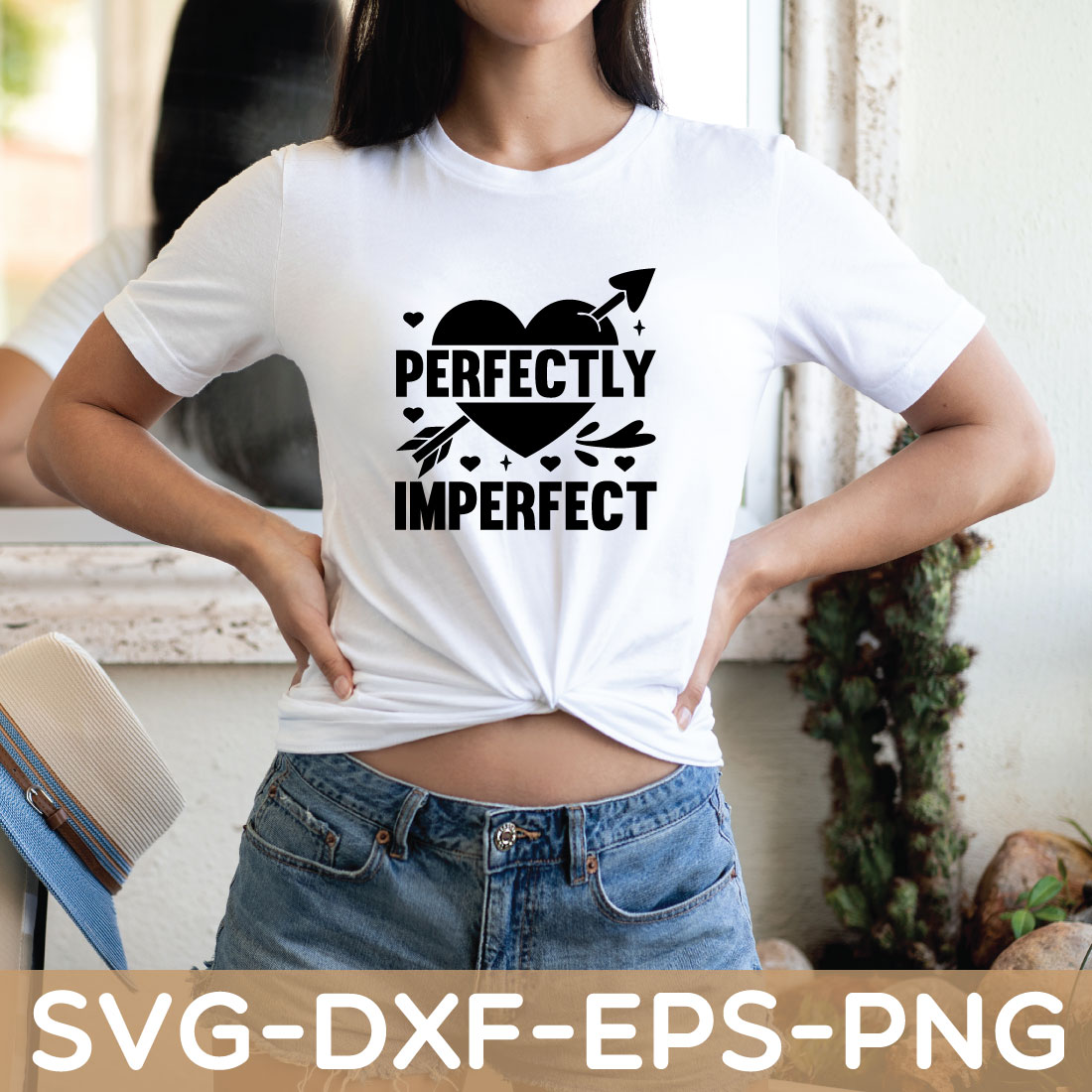 Perfectly imperfect shirt , Christian Coffee Mug Svg, Women's svg, file,Motivational Quotes Sayings Svg Cut File Silhouette Cricut preview image.