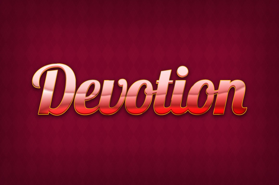 devotion text effect 239