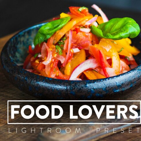 10 FOOD LOVERS Lightroom Presetscover image.