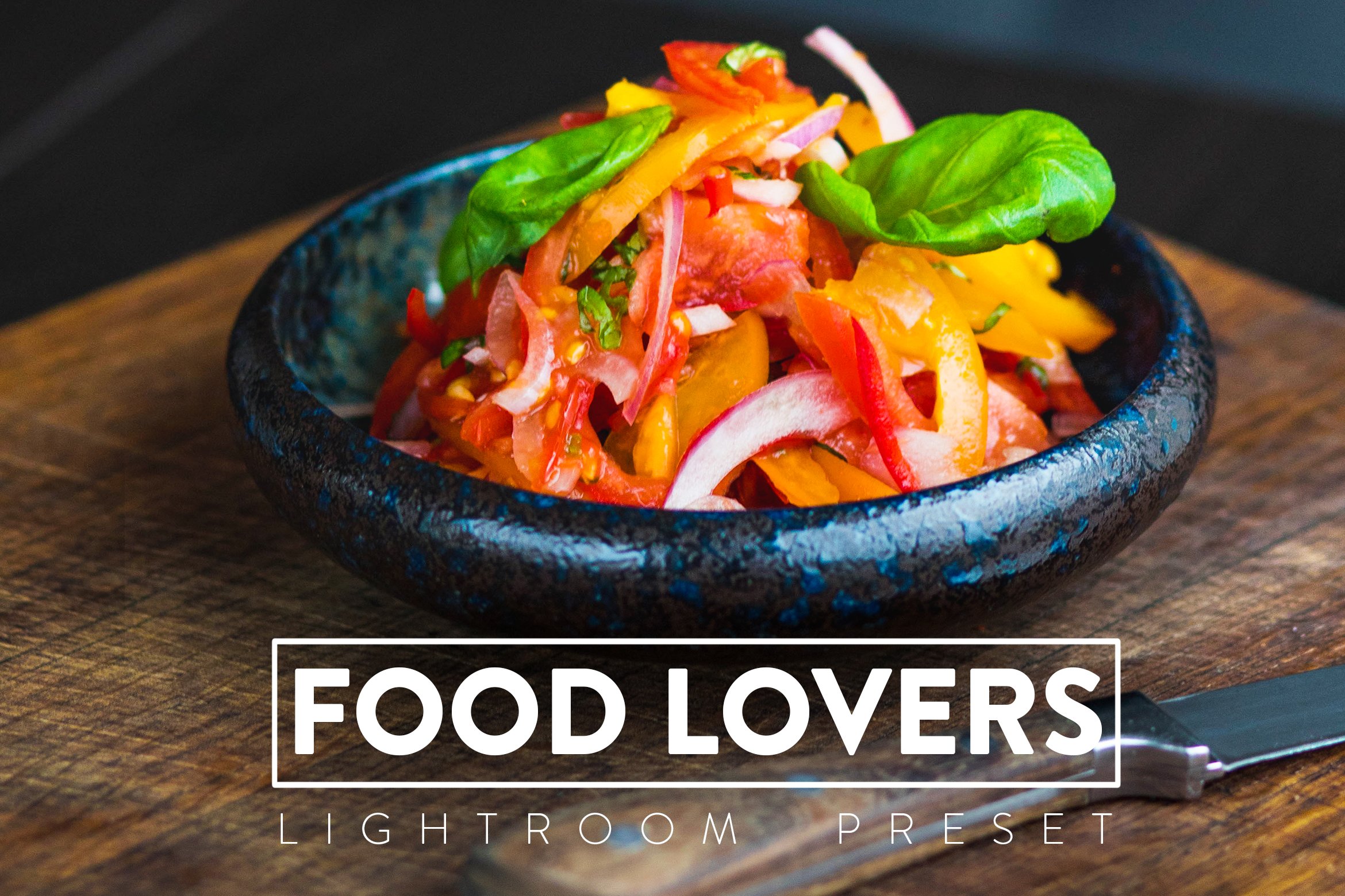 10 FOOD LOVERS Lightroom Presetscover image.