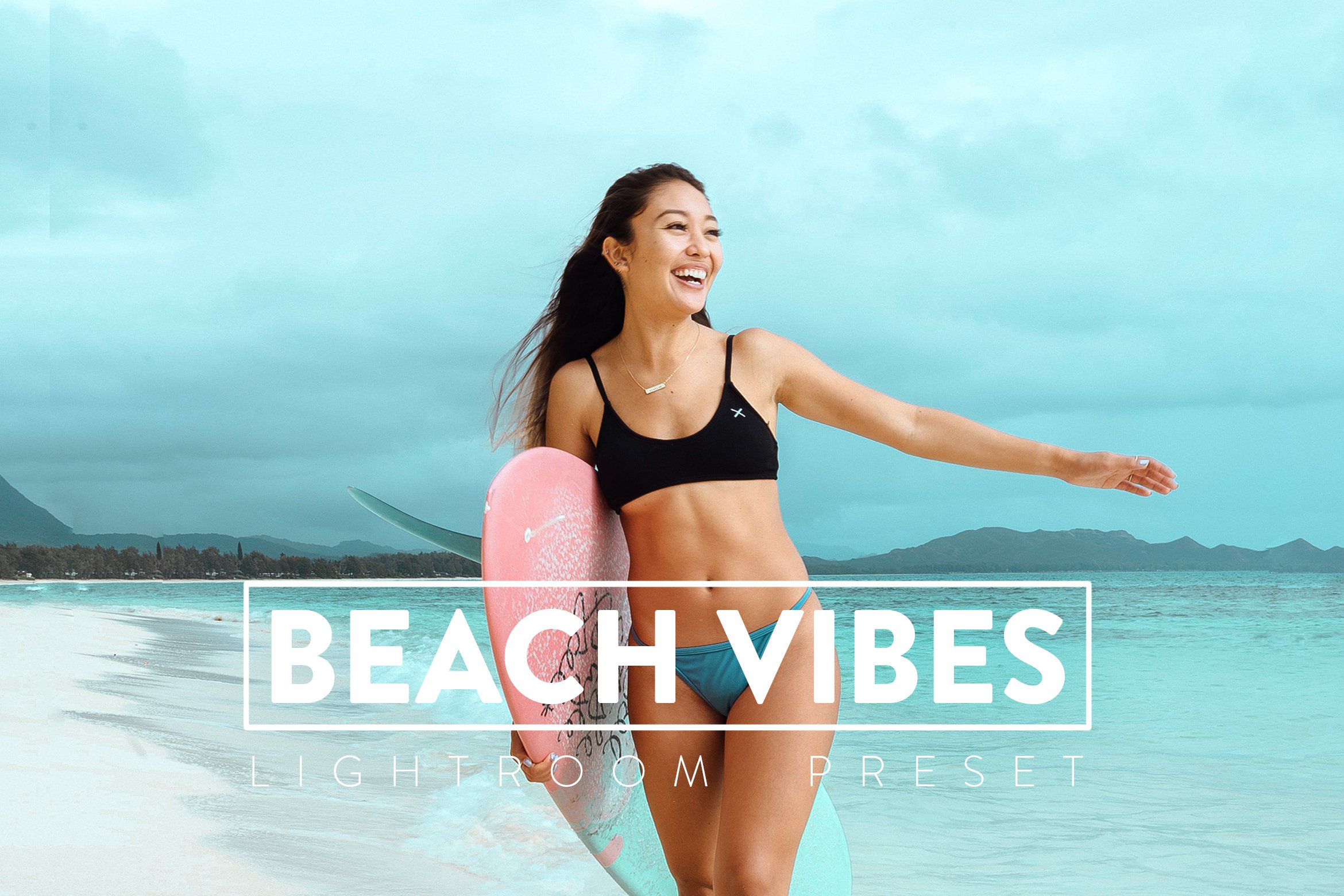 10 Beach Vibes Lightroom Presetcover image.