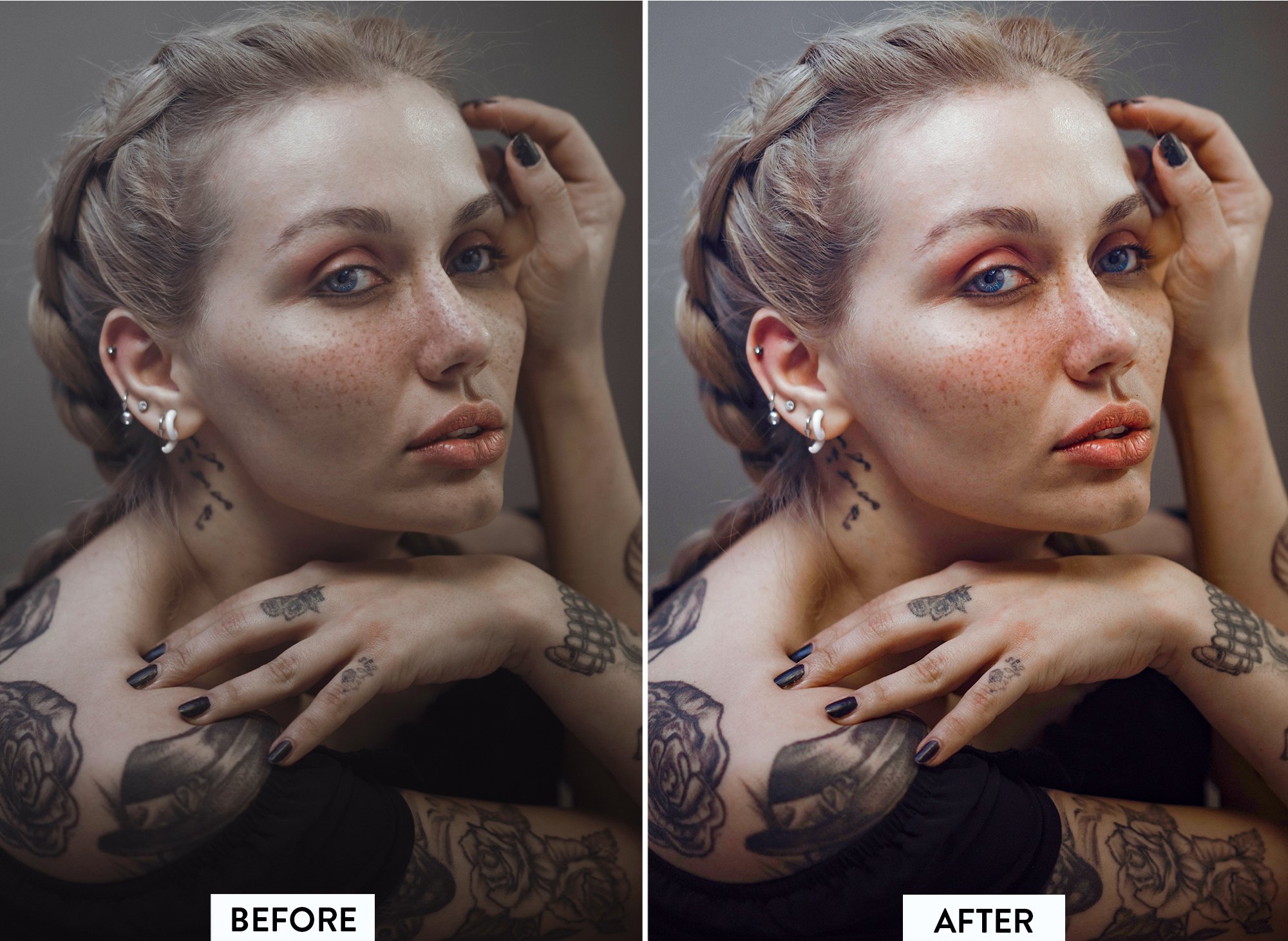 10 PERFECT PORTRAIT Lightroom Presetpreview image.