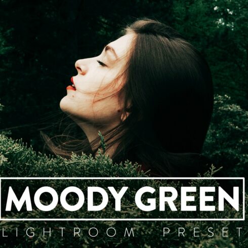 10 MOODY GREEN Lightroom Presetcover image.