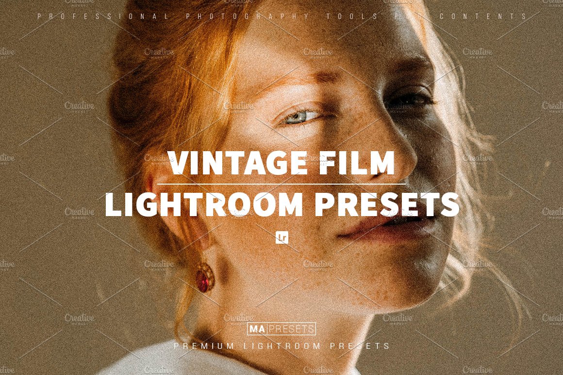10 VINTAGE FILM Lightroom Presetscover image.