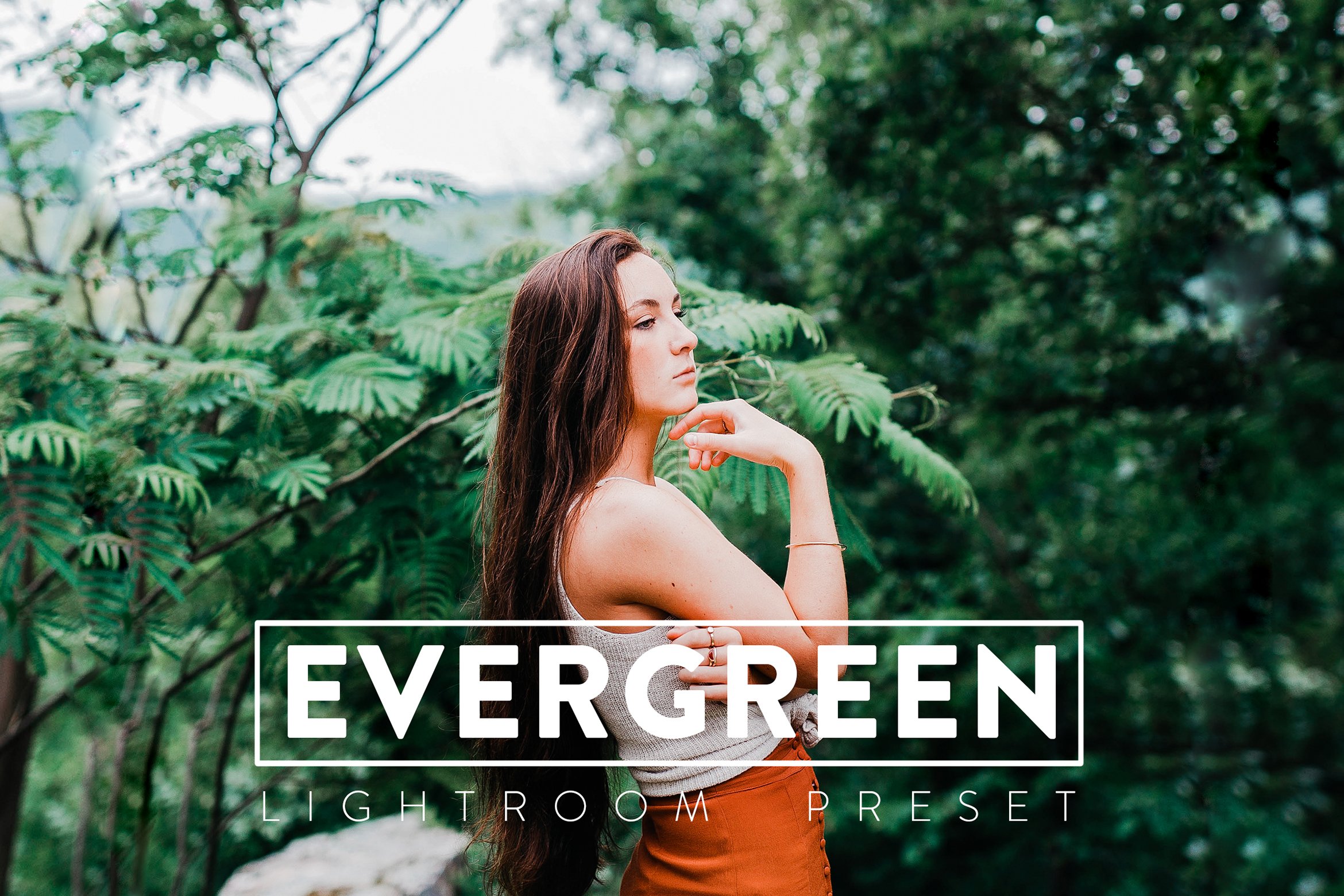 10 EVERGREEN Lightroom Presetscover image.