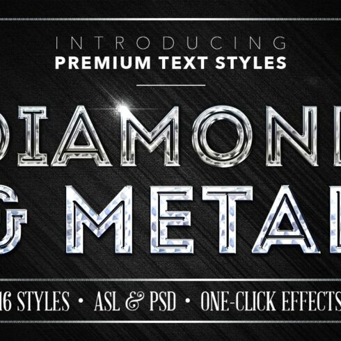 Diamond & Metal #2 - 16 Text Stylescover image.