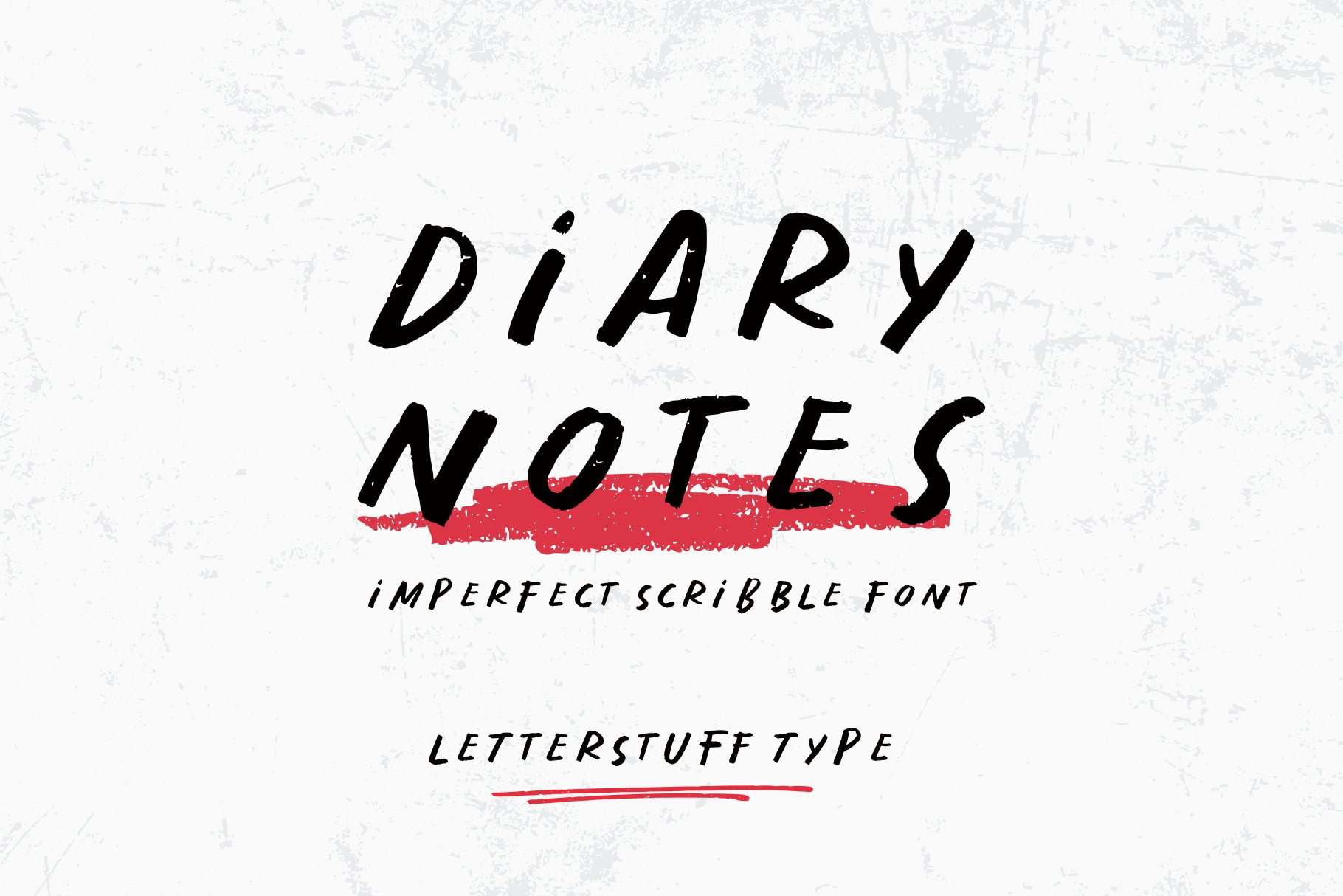 Diary Notes | Scribble Font cover image.