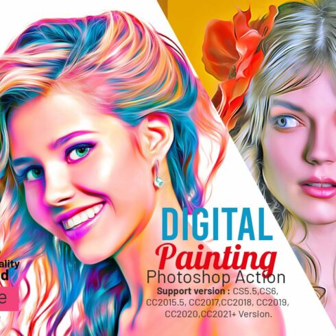 Digital Painting Photoshop Actioncover image.