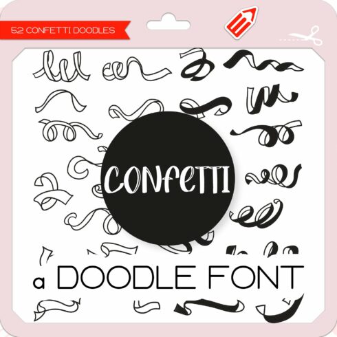 Confetti Doodles - Dingbats Font cover image.