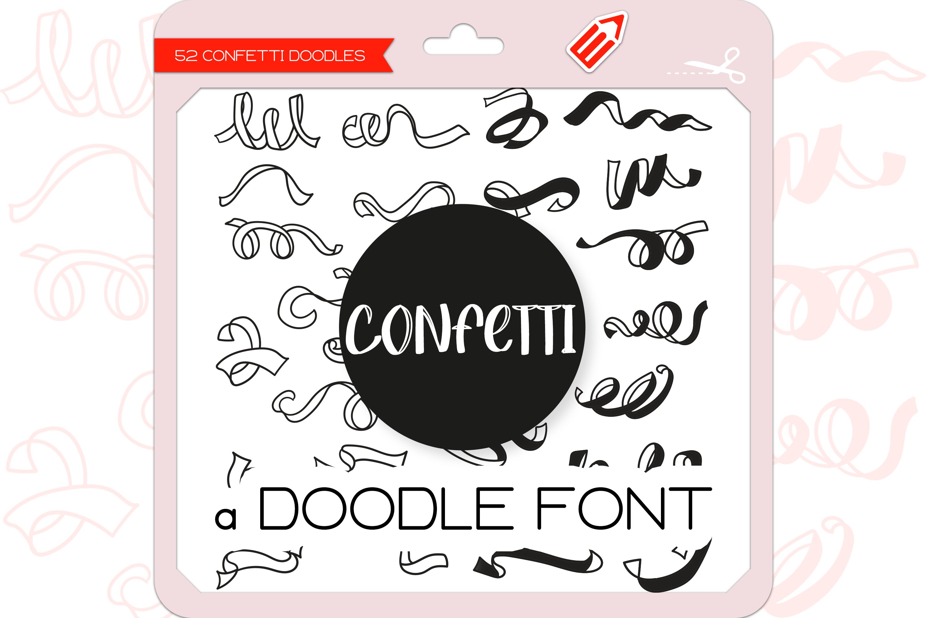 Confetti Doodles - Dingbats Font cover image.
