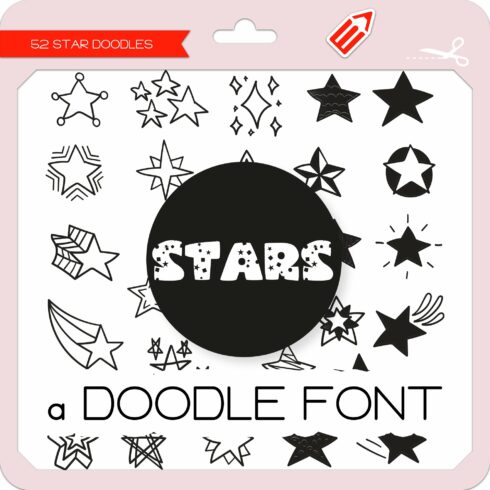 Star Doodles - Dingbats Font cover image.