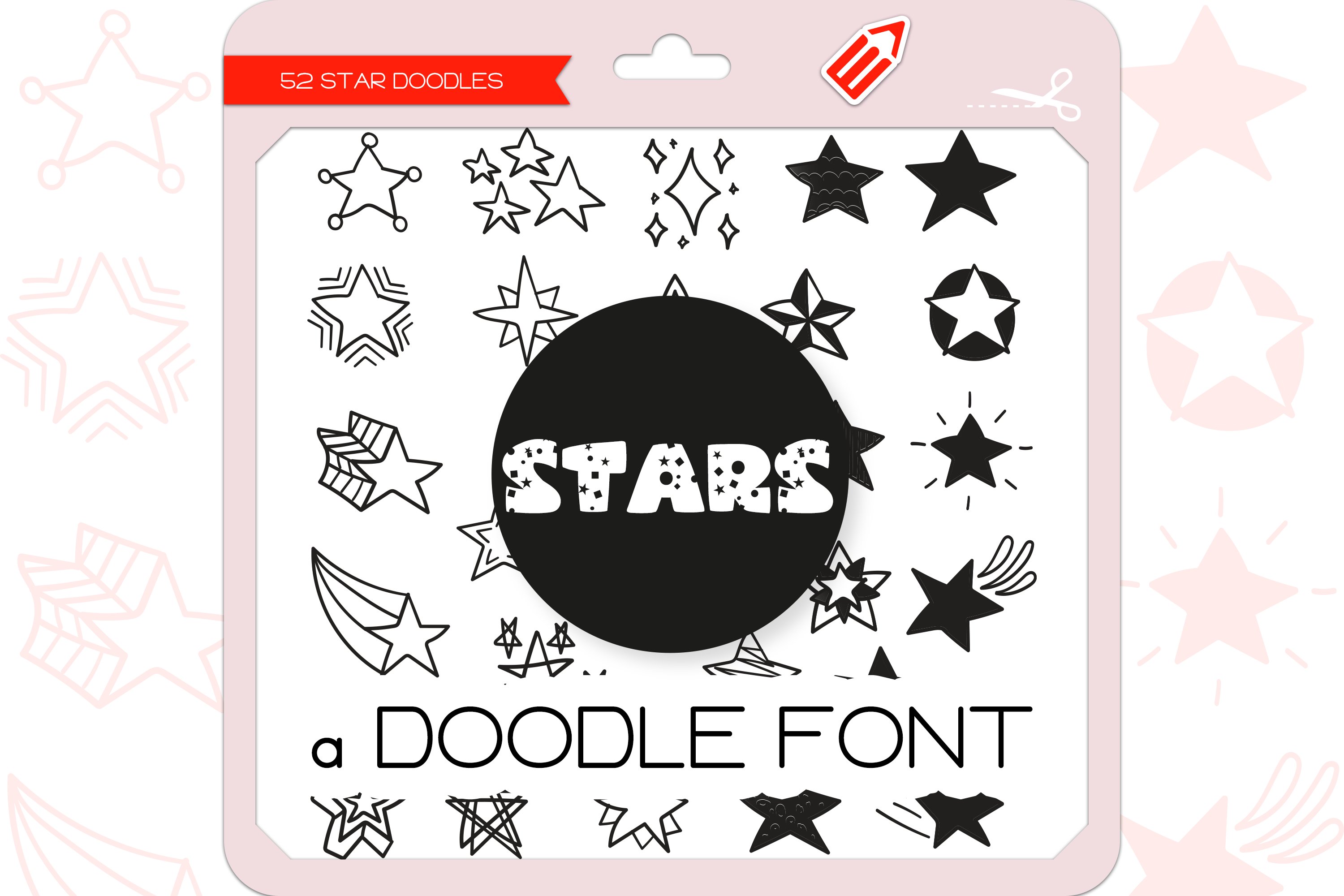 Star Doodles - Dingbats Font cover image.