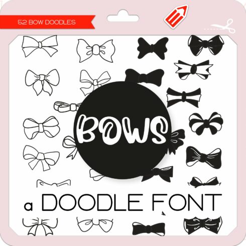 Bow Doodles - Dingbats Font cover image.