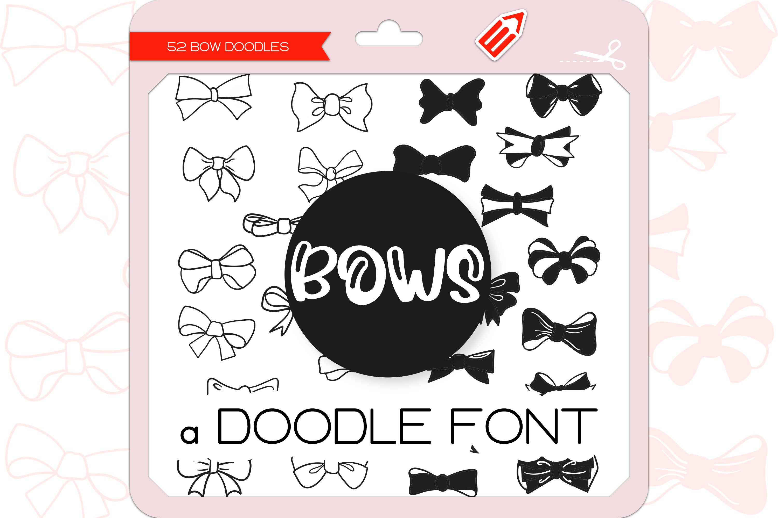 Bow Doodles - Dingbats Font cover image.