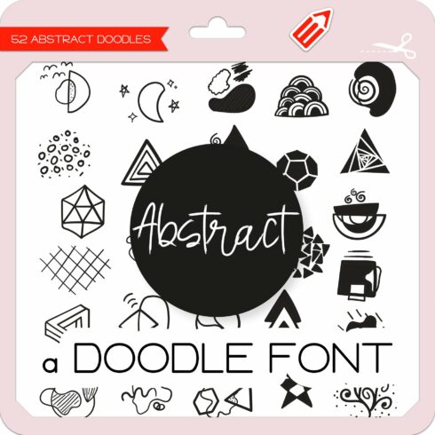 Abstract Doodles - Dingbats Font cover image.